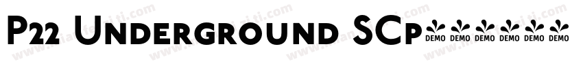 P22 Underground SCp字体转换